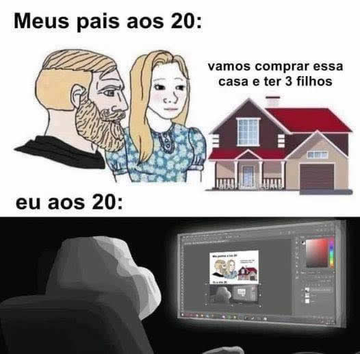 Meus pais construíram uma casa; eu construí um meme! Meus pais construíram uma casa; eu construí um meme!