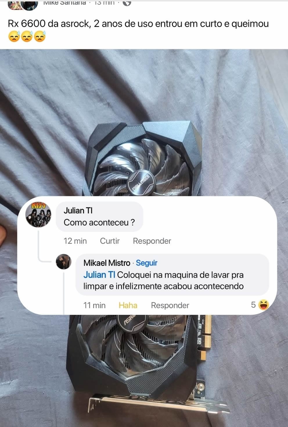 Placa de vídeo e máquina de lavar: o crossover que ninguém pediu (mas aconteceu) Placa de vídeo e máquina de lavar: o crossover que ninguém pediu (mas aconteceu)