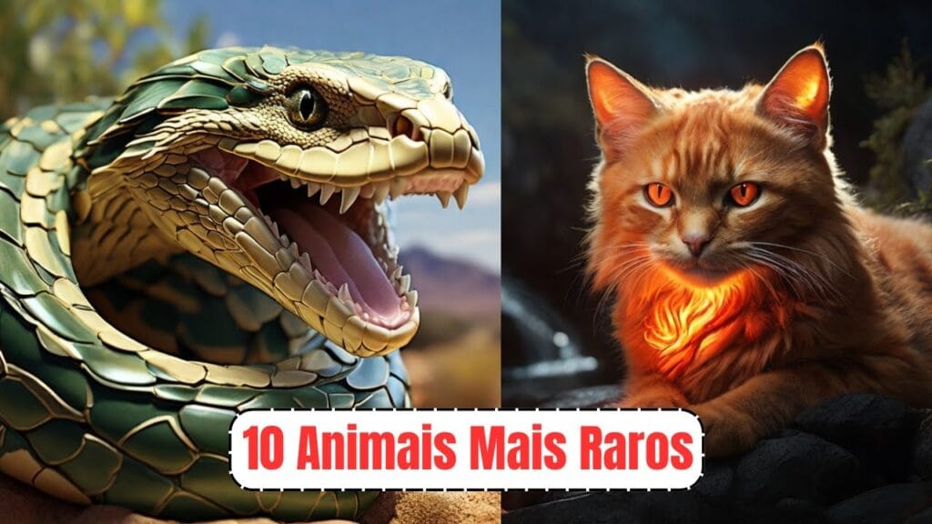 Os 10 animais mais raros que você não vai acreditar que existem!