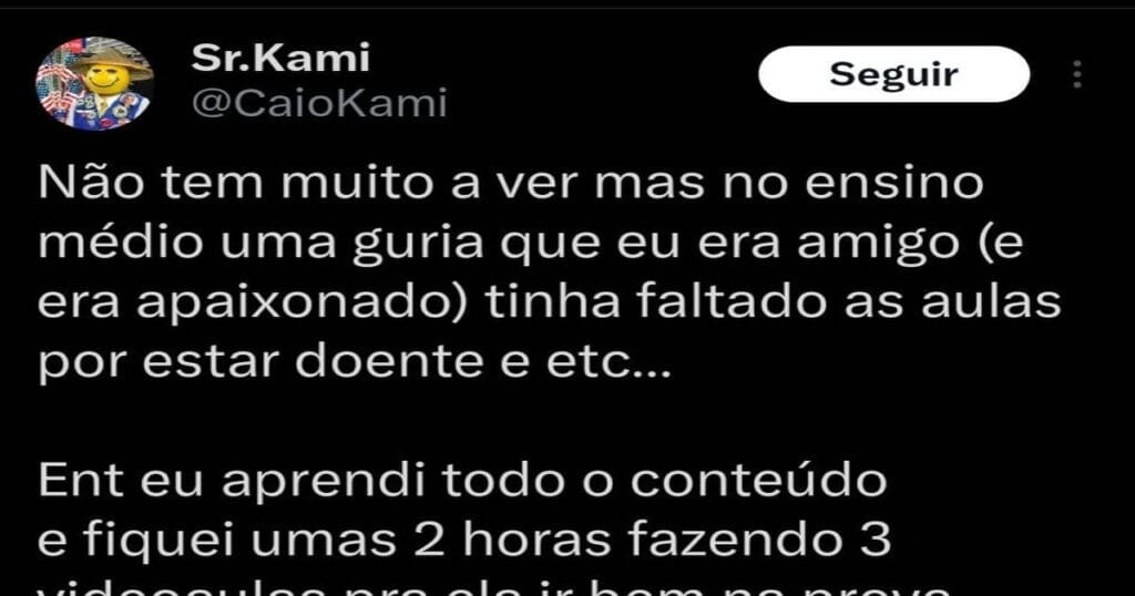 Quando o amor se transforma em videoaula ignorada! Quando o amor se transforma em videoaula ignorada!