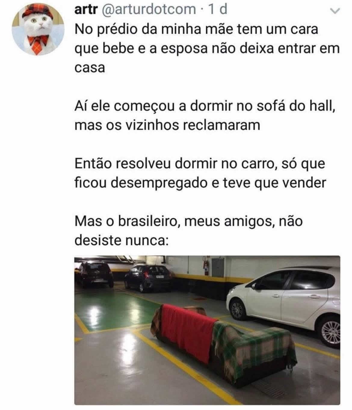 Sofá no estacionamento: A nova tendência de estilo de vida!