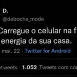 Economia criativa: Carregando o celular e a risada no trabalho!