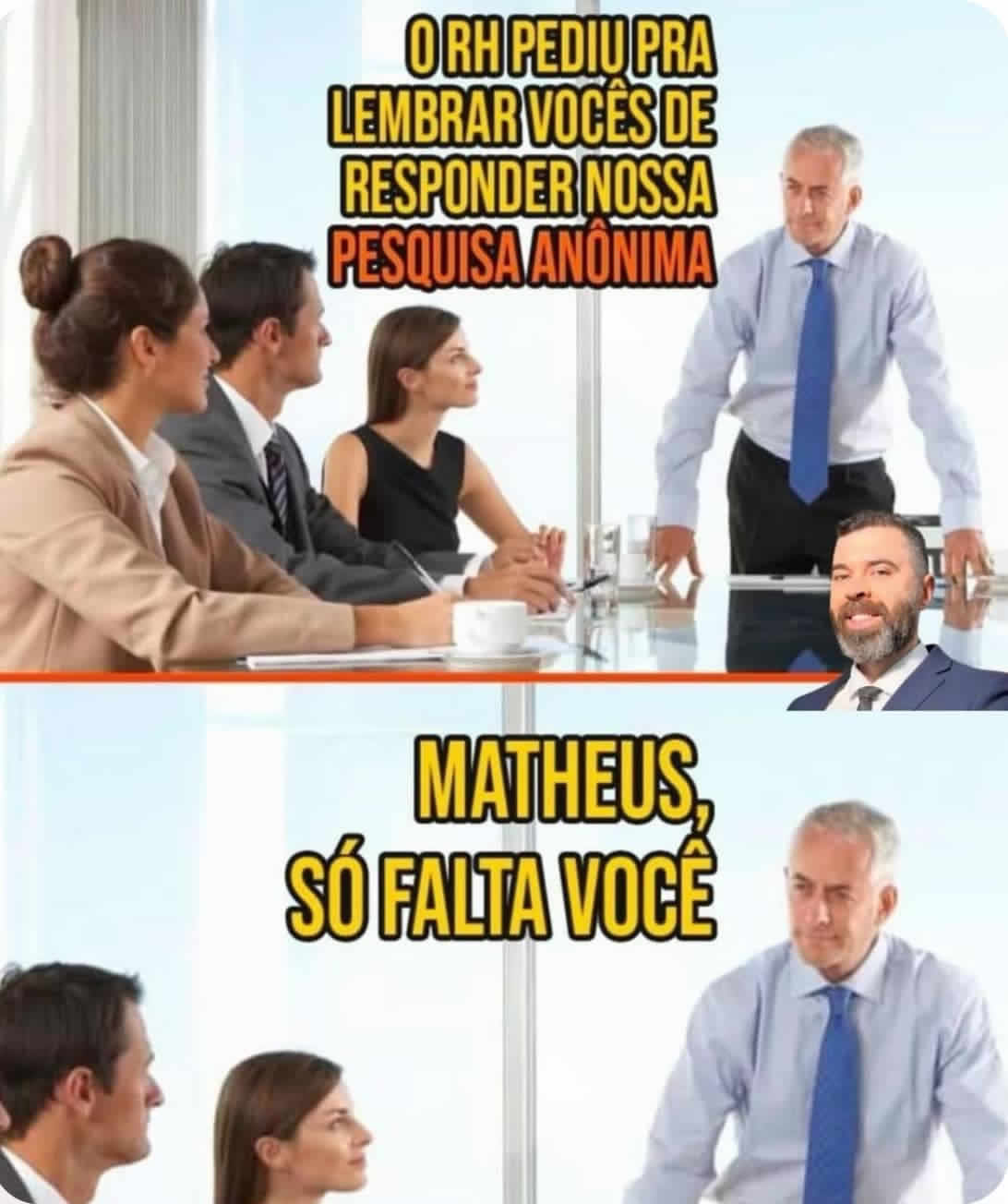 O drama da pesquisa anônima! O drama da pesquisa anônima!