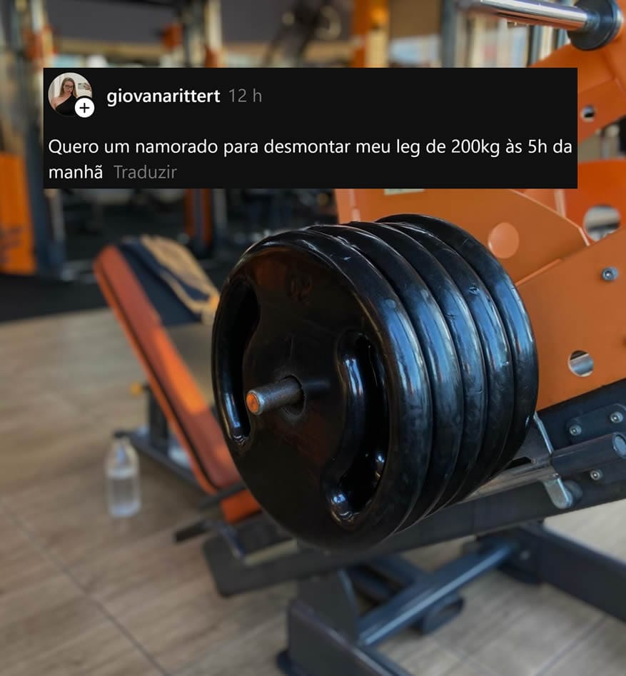 Procura-se: amor verdadeiro (e força para tirar 200kg do leg press) Procura-se: amor verdadeiro (e força para tirar 200kg do leg press)