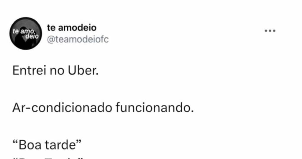 Silêncio e estrelas: A viagem Uber que valeu ouro! Silêncio e estrelas: A viagem Uber que valeu ouro!