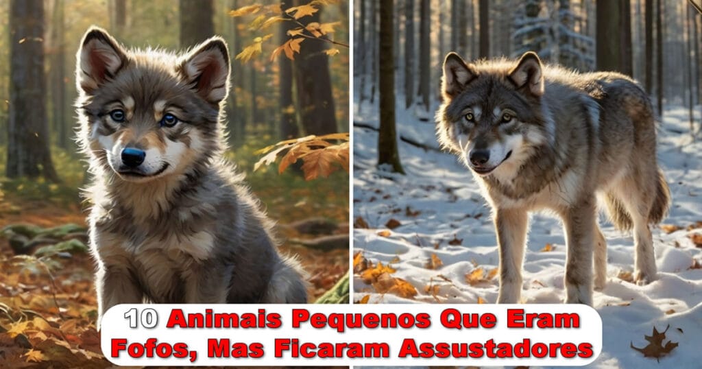 Esses 10 animais pareciam inofensivos... Até crescerem! Esses 10 animais pareciam inofensivos… Até crescerem!