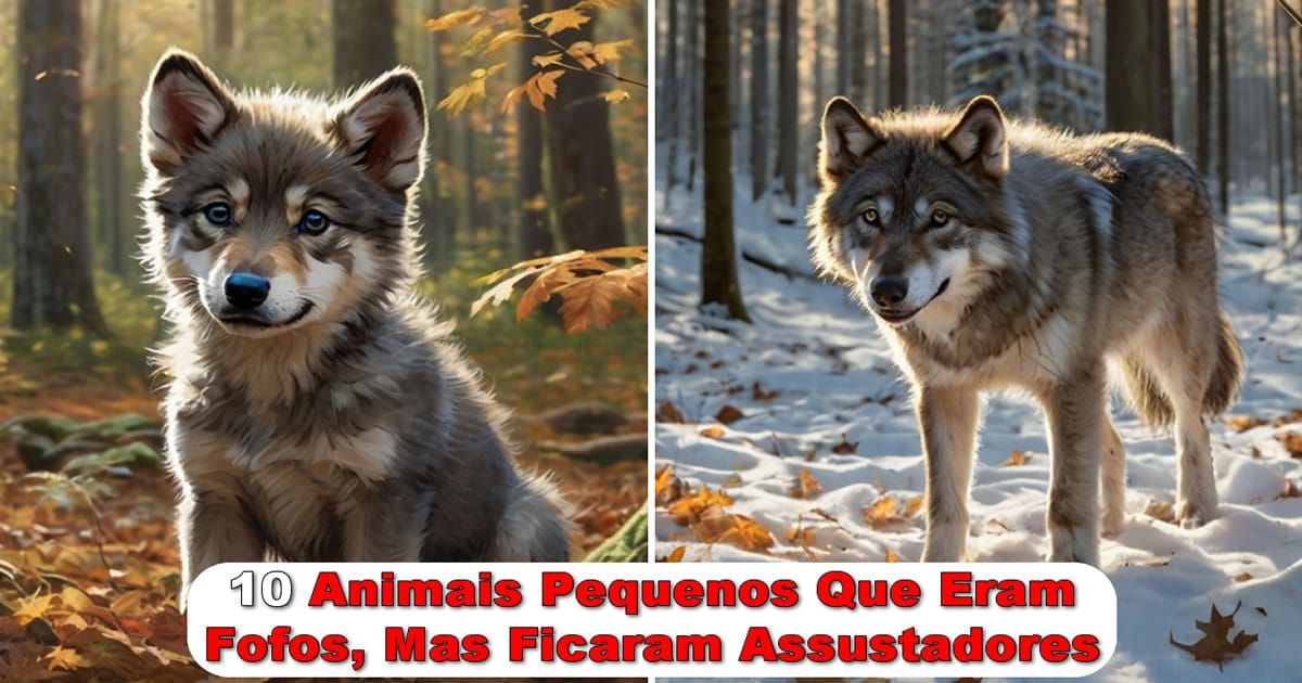 Esses 10 animais pareciam inofensivos... Até crescerem!