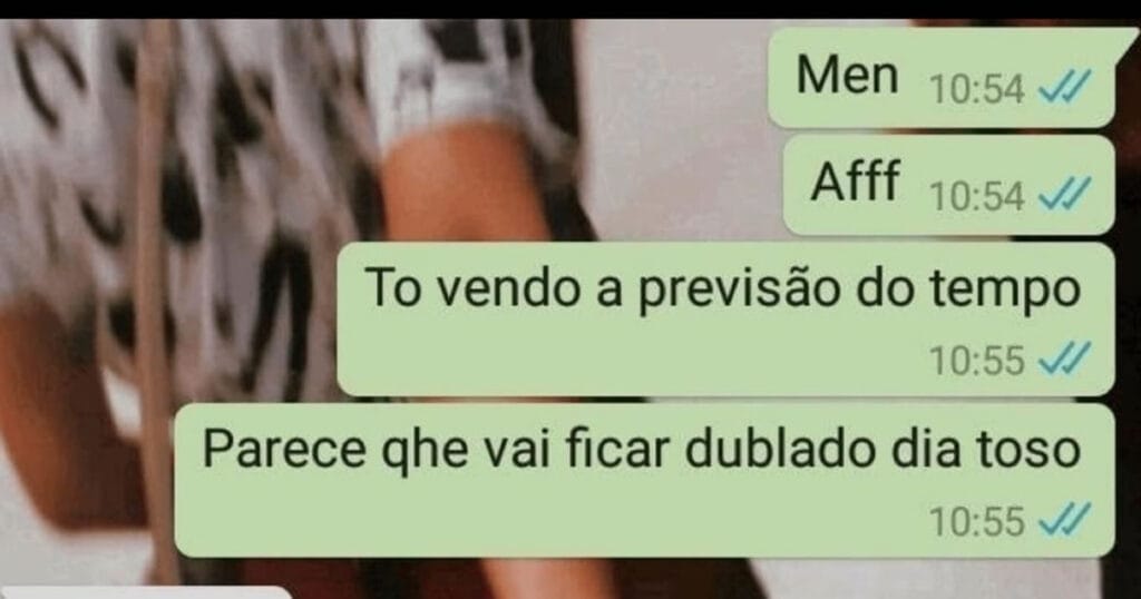 Previsão do tempo: dublado ou legendado? Previsão do tempo: dublado ou legendado?