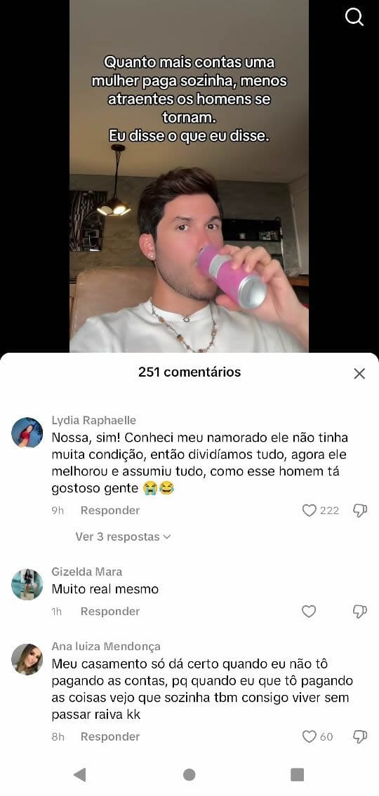 Quando as contas falam mais alto que os homens! Quando as contas falam mais alto que os homens!