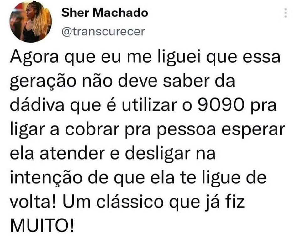 A arte da ligação: O clássico 9090 que nunca sai de moda!