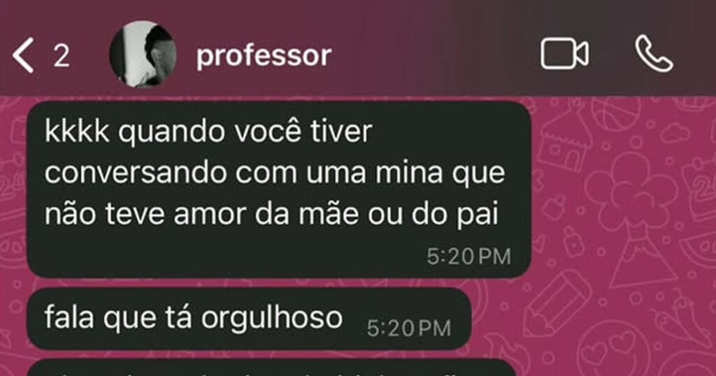 A arte milenar do “fala que tá orgulhoso” — direto da Universidade Federal do Zap A arte milenar do “fala que tá orgulhoso” — direto da Universidade Federal do Zap