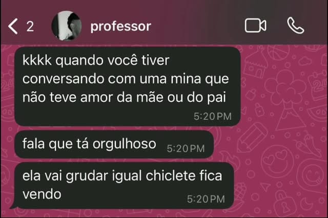 A arte milenar do “fala que tá orgulhoso” — direto da Universidade Federal do Zap A arte milenar do “fala que tá orgulhoso” — direto da Universidade Federal do Zap