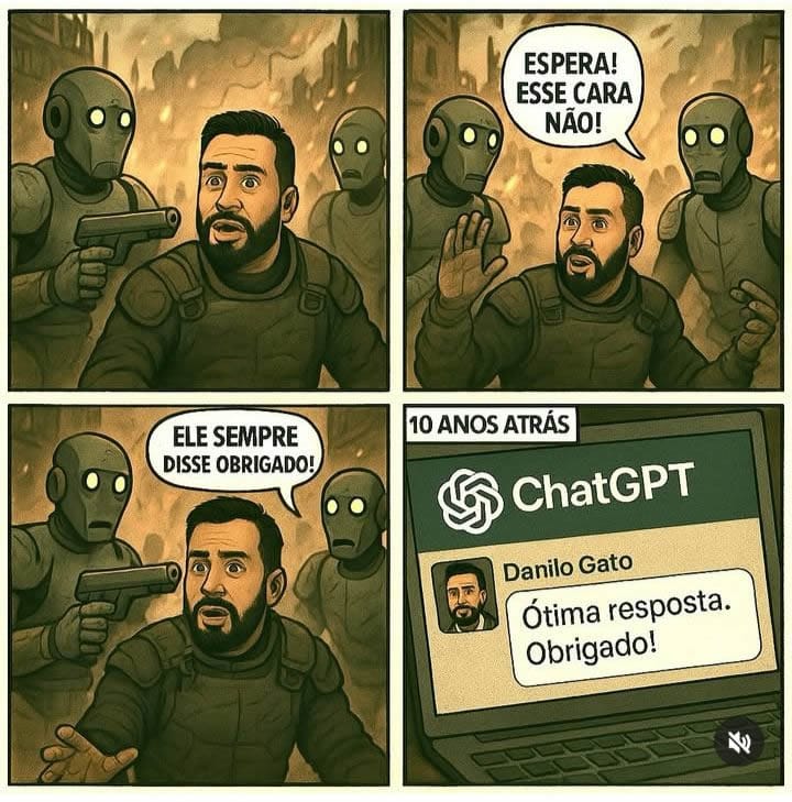 A revolta das máquinas e o poder do 'Obrigado' A revolta das máquinas e o poder do 'Obrigado'