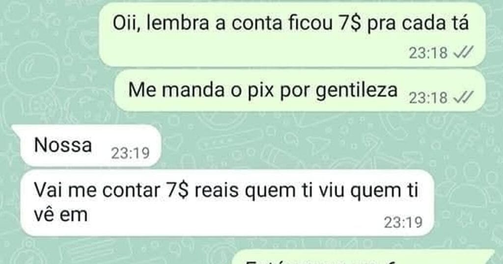 Cobrar 7 reais virou crime federal ou é só drama mesmo? Cobrar 7 reais virou crime federal ou é só drama mesmo?