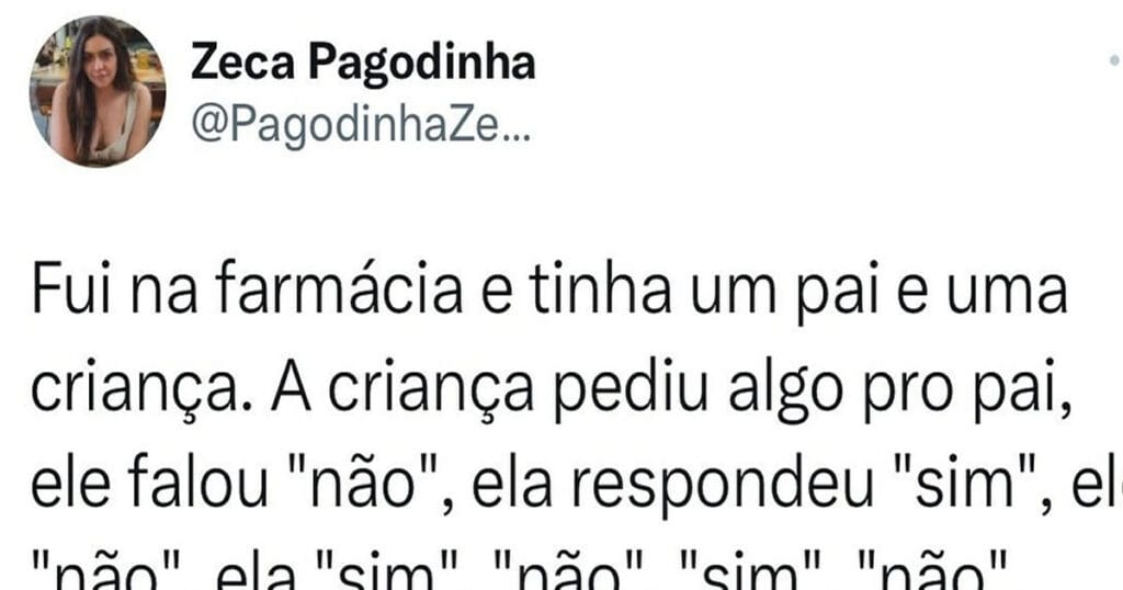 Criança bugada: pai disse "sim" e ela travou no "não"! Criança bugada: pai disse “sim” e ela travou no “não”!