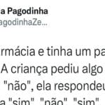 Criança bugada: pai disse "sim" e ela travou no "não"!