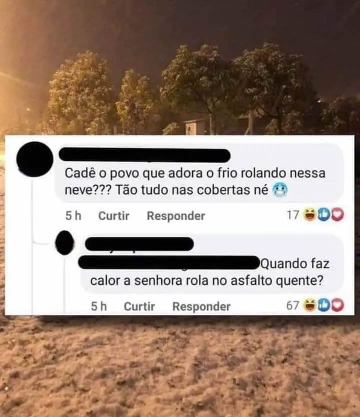 Guerra do clima: Frio vs calor e a treta mais gelada (e engraçada) da internet!