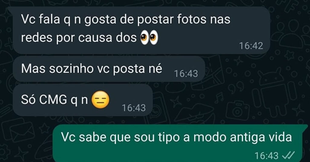 “Modo Antiga” ou Modo Fugitivo? O mistério dos que não te postam nunca! “Modo Antiga” ou Modo Fugitivo? O mistério dos que não te postam nunca!