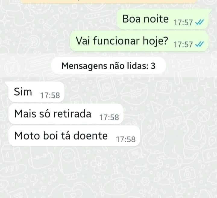 Moto boi tá doente — o drama nacional que ninguém tava preparado pra enfrentar Moto boi tá doente — o drama nacional que ninguém tava preparado pra enfrentar