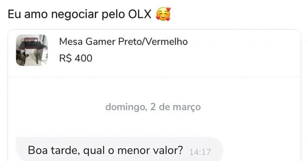 O poder da barganha: 400 por apenas… 400!