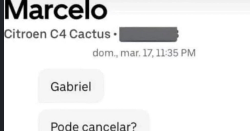 Quando o Uber vira Ubarro: a corrida que terminou antes mesmo de começar! Quando o Uber vira Ubarro: a corrida que terminou antes mesmo de começar!
