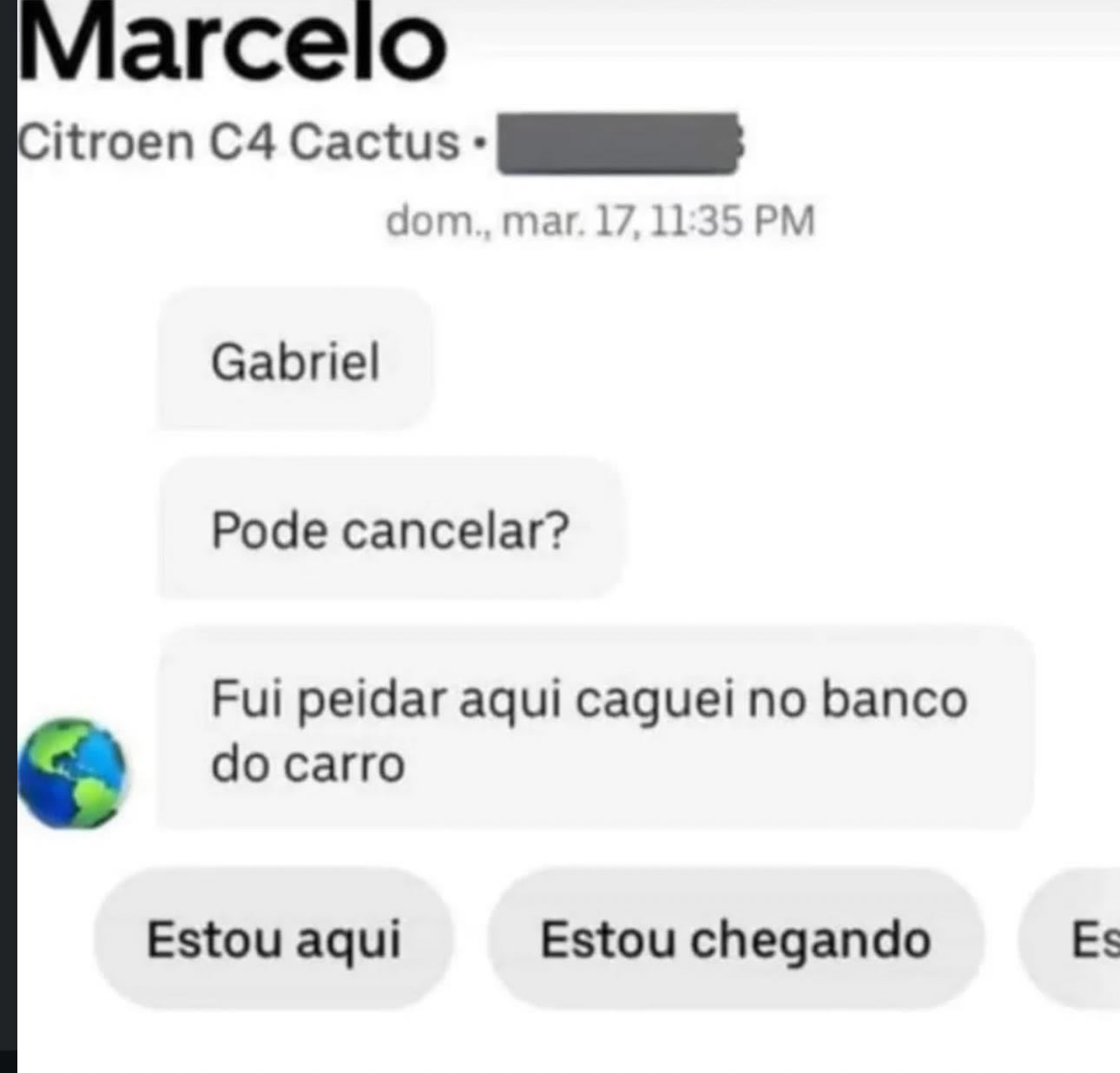 Quando o Uber vira Ubarro: a corrida que terminou antes mesmo de começar! Quando o Uber vira Ubarro: a corrida que terminou antes mesmo de começar!