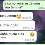 Sim, eu comi. Mas e o apoio emocional, cadê?