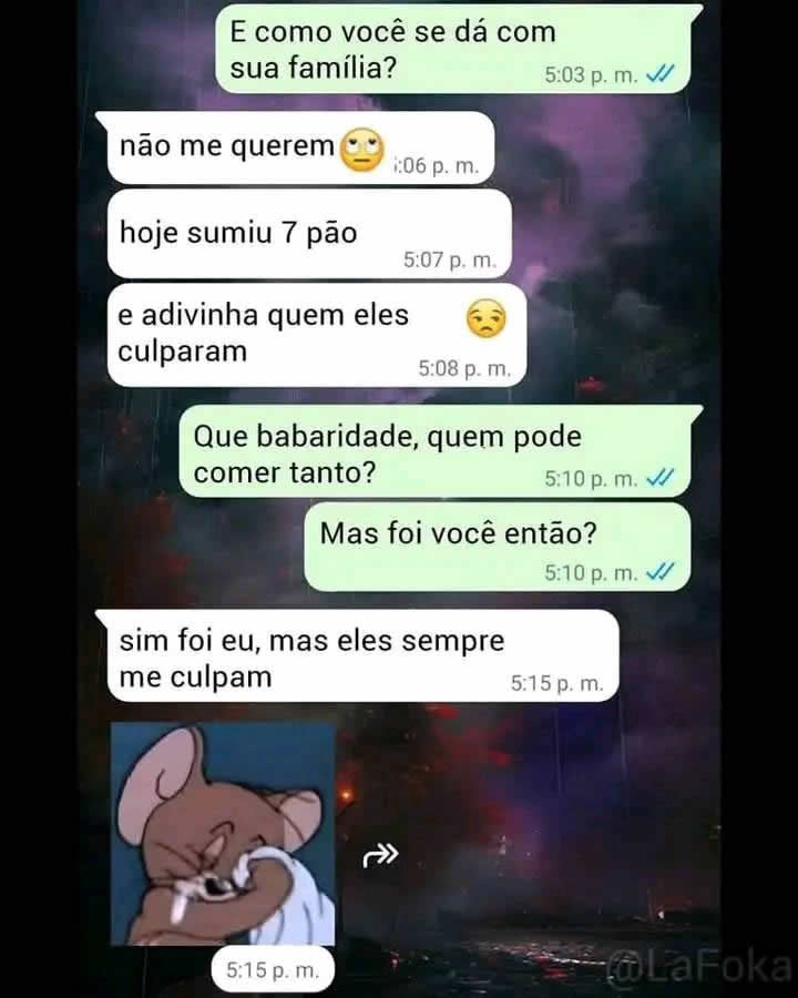 Sim, eu comi. Mas e o apoio emocional, cadê? Sim, eu comi. Mas e o apoio emocional, cadê?