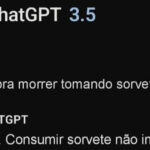 Tomando sorvete? Só cuidado pra não tomar outra coisa também!