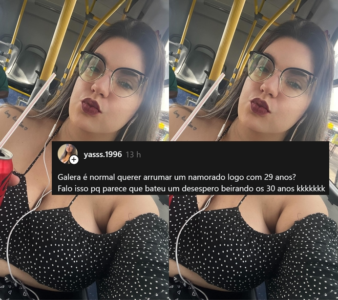 29 anos, 1 batom, 0 namorados e 100% de desespero estratégico