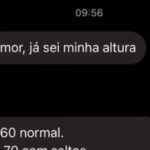 Altura física: 1,60. Altura emocional? Depende do carinho