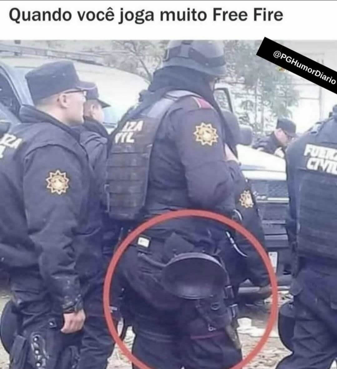 Arma branca não, arma anti-headshot: a panela que zera squad