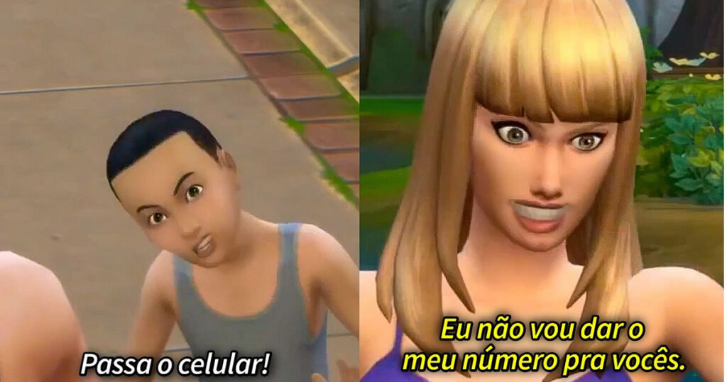Assalto ou cantada? O dia em que o The Sims virou a Praça é Nossa!