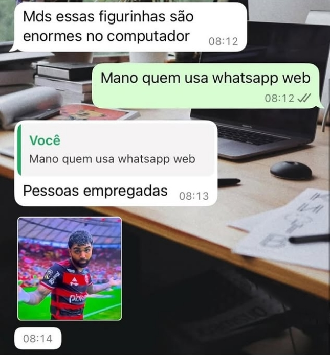WhatsApp Web: Onde o CLT encontra o meme e a figurinha é maior que o salário WhatsApp Web: Onde o CLT encontra o meme e a figurinha é maior que o salário