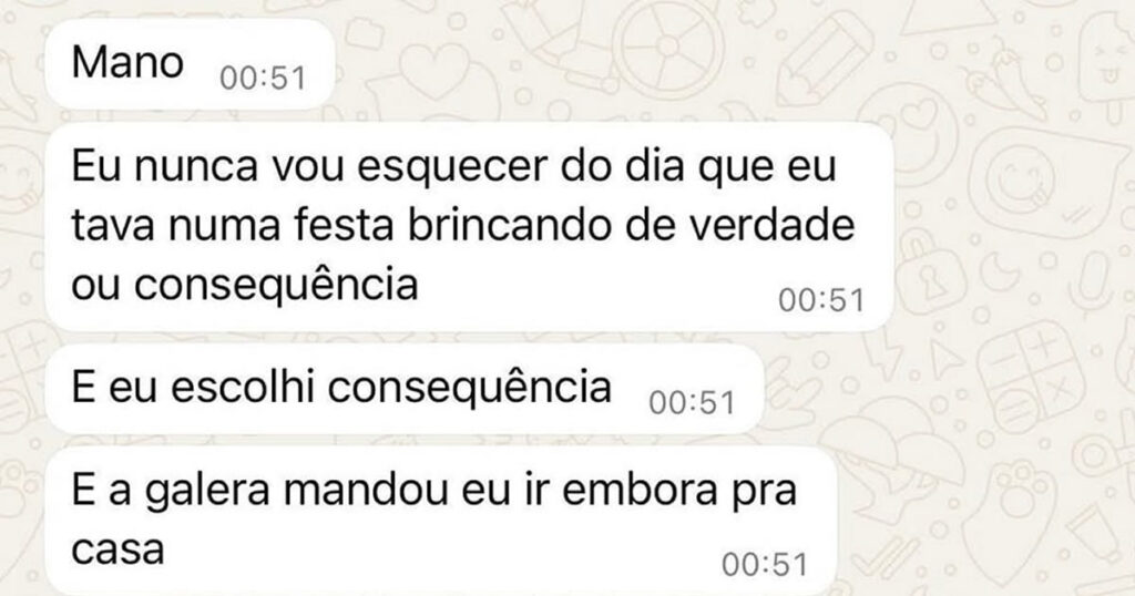 Escolhi consequência e fui expulso da festa: a democracia do rolê é cruel