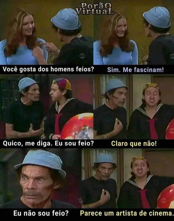 Feio? Só se for no roteiro da novela! Feio? Só se for no roteiro da novela!