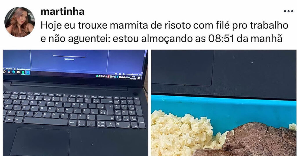 Marmita 1 x 0 Força de Vontade: o Brasil não tem café da manhã, tem almoço matinal! Marmita 1 x 0 Força de Vontade: o Brasil não tem café da manhã, tem almoço matinal!
