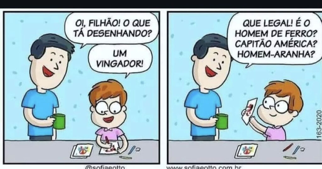 Meu filho invocou um Vingador… mas foi o do trauma