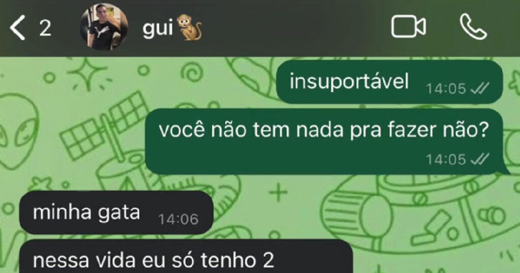 Meu namorado? Um mix de camomila com pimenta!