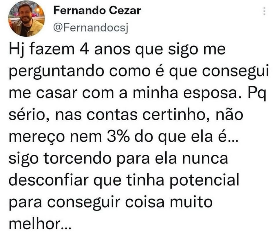 O segredo do casamento duradouro? Rezar pra ela nunca perceber o erro de cálculo! O segredo do casamento duradouro? Rezar pra ela nunca perceber o erro de cálculo!