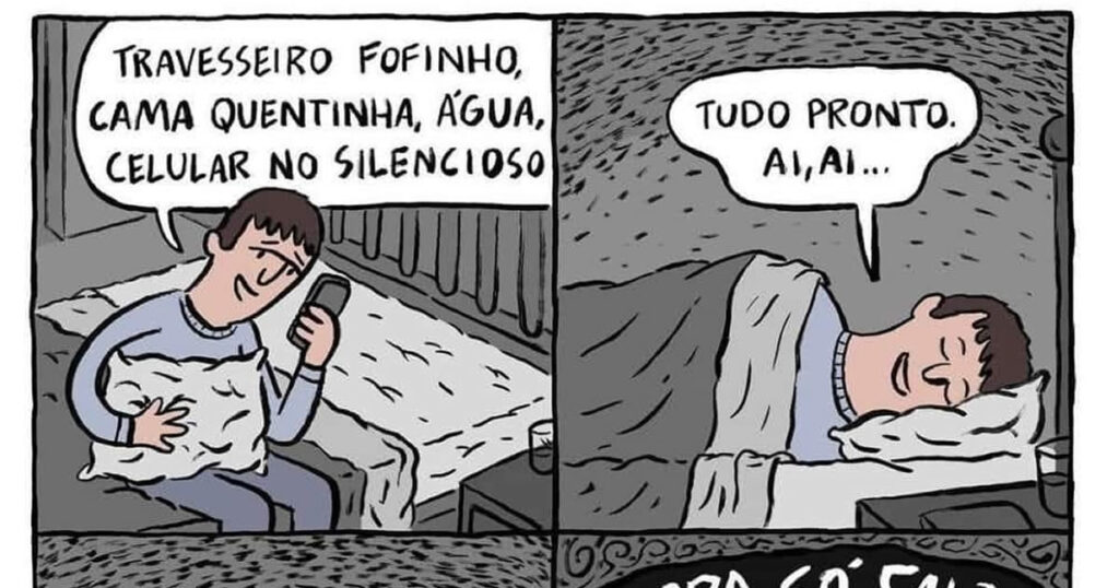 O sono confirmou presença, mas não apareceu