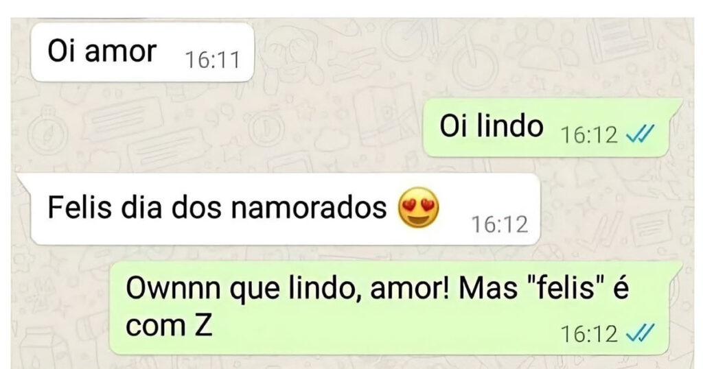 Quando o amor vence a gramática Quando o amor vence a gramática