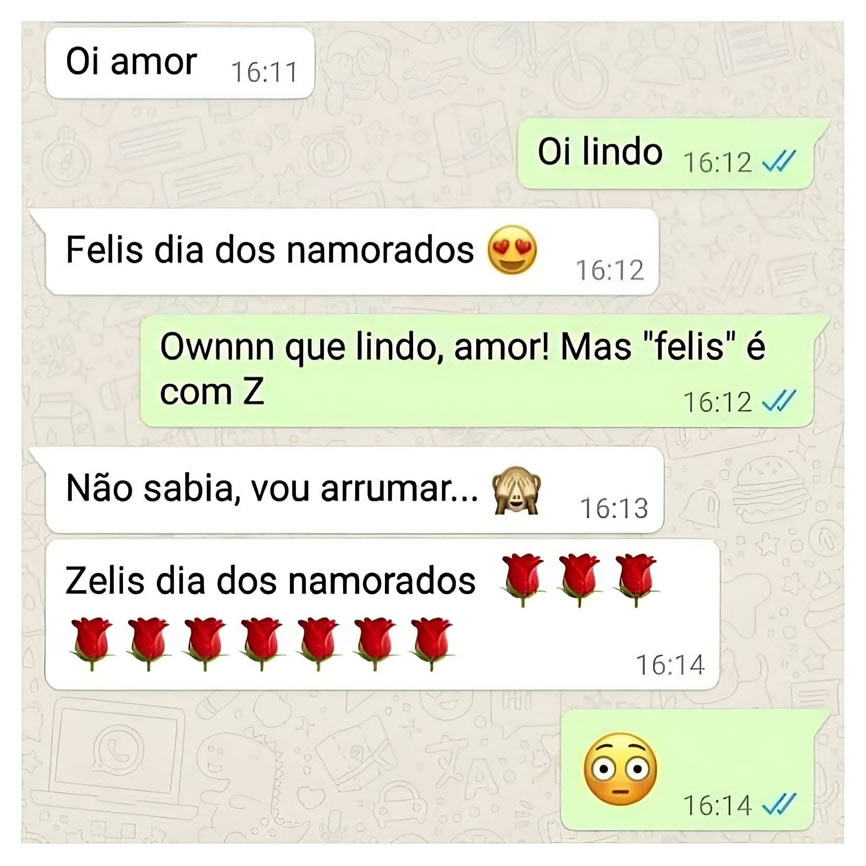 Quando o amor vence a gramática Quando o amor vence a gramática