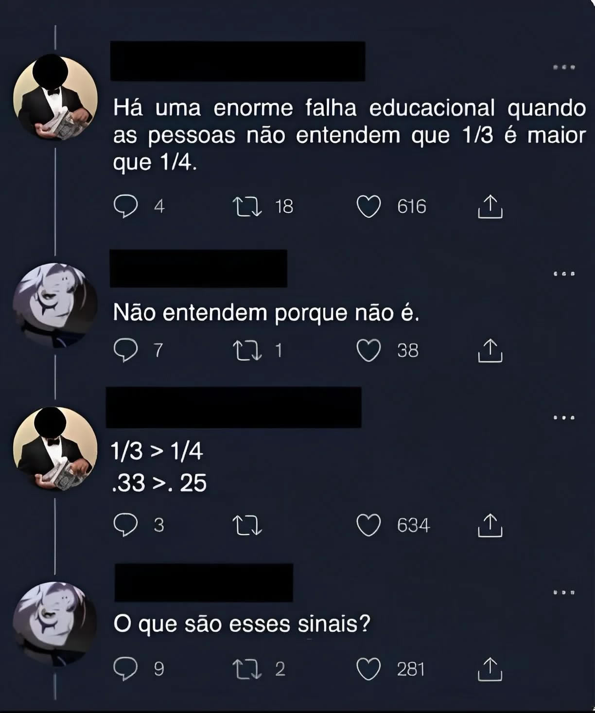 1/3 vs 1/4: a treta fracionada que quebrou a internet (e a paciência dos professores)