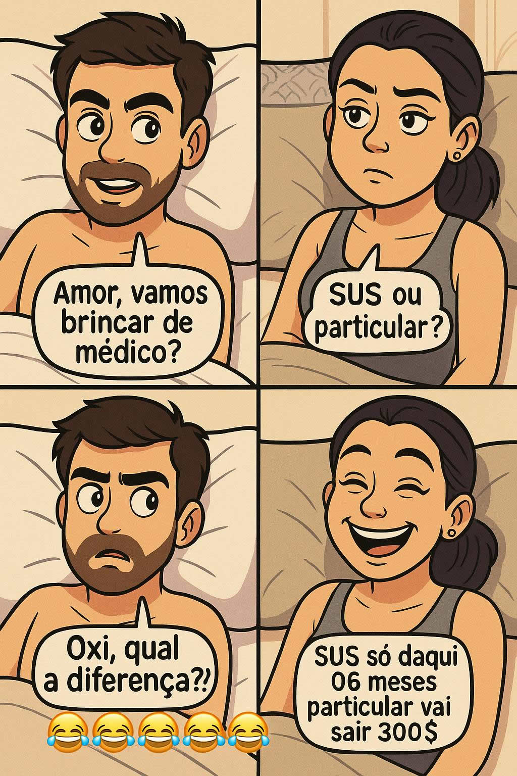 Brincar de médico no Brasil? Só com guia, senha e R$300 no bolso! Brincar de médico no Brasil? Só com guia, senha e R$300 no bolso!