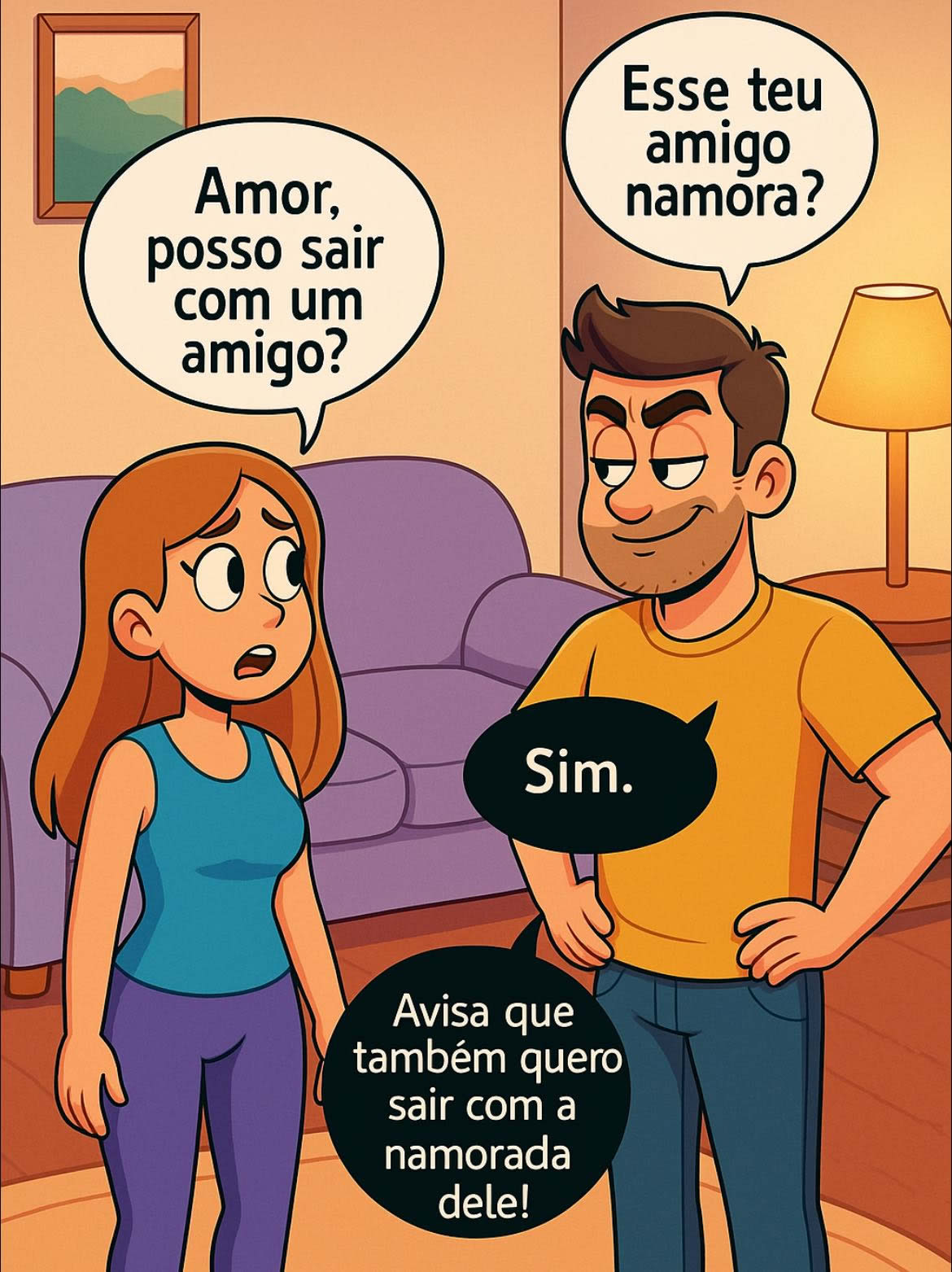 Ciúmes 2.0: liberado sair… desde que vire dupla sertaneja! Ciúmes 2.0: liberado sair… desde que vire dupla sertaneja!