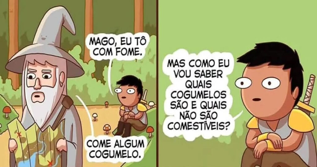 Cogumelos: ou você ganha XP… ou vira saudade Cogumelos: ou você ganha XP… ou vira saudade
