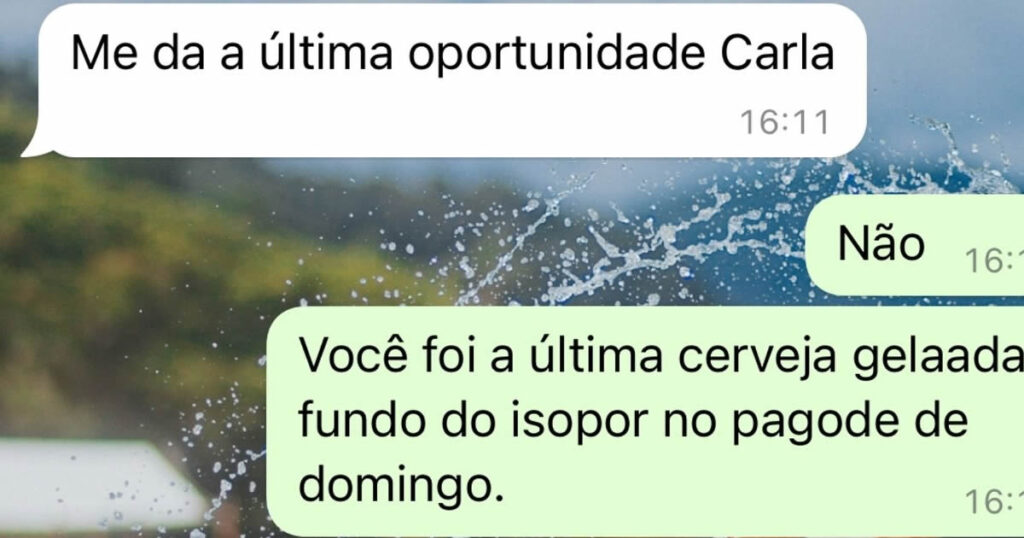 Confundido com Heineken, entregue como Glacial: o amor no Brasil não tem dófé Confundido com Heineken, entregue como Glacial: o amor no Brasil não tem dófé
