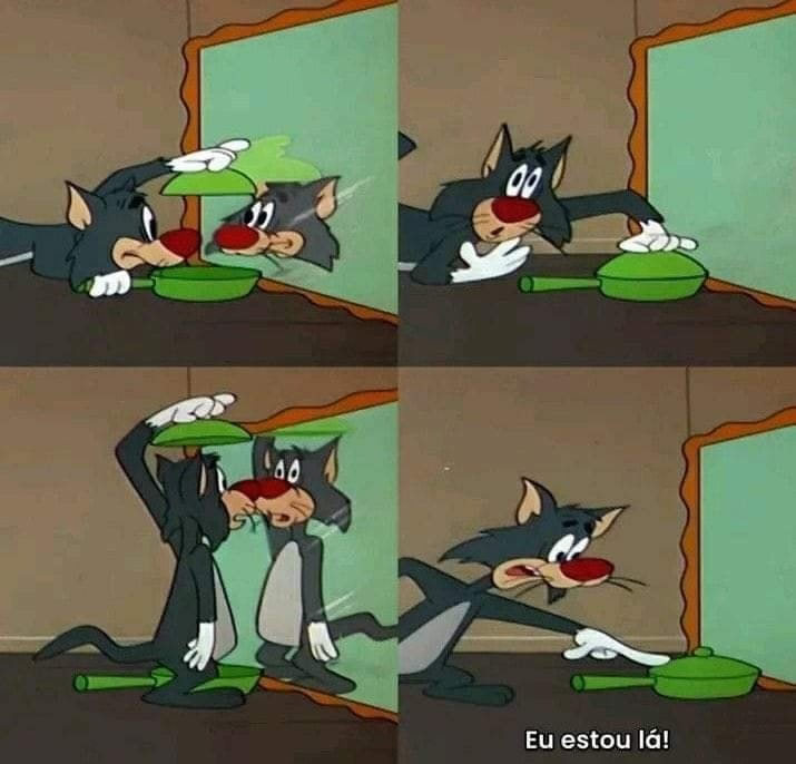 Discussão com o reflexo: quando até o espelho desiste de você Discussão com o reflexo: quando até o espelho desiste de você