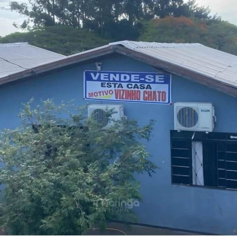 Imobiliária Sincerona: casa boa, vizinho insuportável Imobiliária Sincerona: casa boa, vizinho insuportável